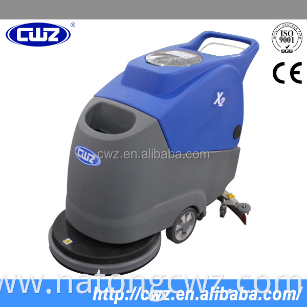 High quality low noise floor scrubber polisher